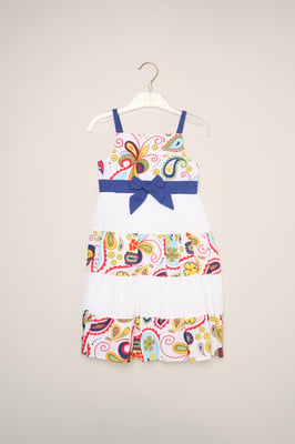 Paisley Print Strappy Dress