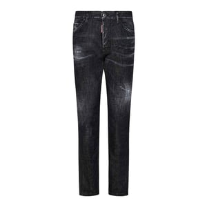 Dsquared2 Zwarte, Makkelijk Wasbare, Coole Jeans