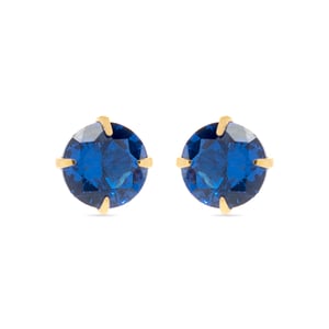 Luxenter oorbellen, 925 sterling zilver, otieno en blauw topaas hydrothermale kwarts met 18K vergulde afwerking