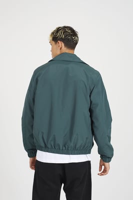 Green Lightweight Harrington Style Jacket