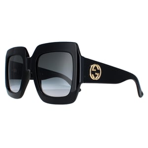 Gucci Square Womens Black Grey GG0053SN