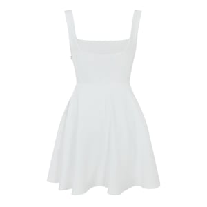 Women's Odd Muse Square Neck Mini Dress in White