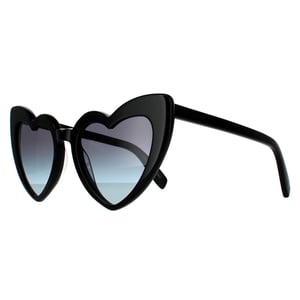 Saint Laurent zonnebril SL 181 Lou Lou 008 Zwart Blue Gradiënt