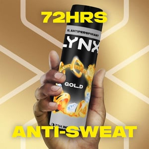Lynx Gold 2pk Bundle of 200ml Body Spray & 200ml Anti-Perspirant Deodorant