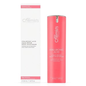 skinChemists Hyaluronic Acid Aqua Repair Anti-Ageing Night Moisturiser 50ml for Dryness, Fine Lines, Wrinkles