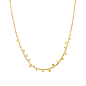 Luxenter Zamel-halsband i 18k gult guldfinish