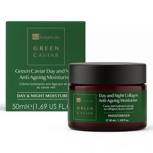 Dr. Botanicals Green Caviar Day & Night Anti-Ageing Moisturiser 50ml for Fine Lines, Wrinkles, Dryness
