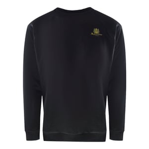 Aquascutum Iconic Crest Black Crewneck Track Set