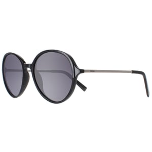 INVU Round Womens Black Gold Grey Polarized B2135