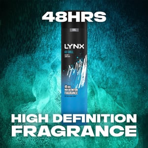 Lynx XXL Aerosol Deodorant Body Spray Ice Chill 48H Protection 250ml, 30Pack