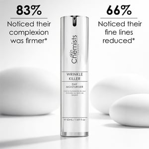 skinChemists Wrinkle Killer Anti-Ageing Day Moisturiser 50ml for Loss of Firmness, Fine Lines, Wrinkles
