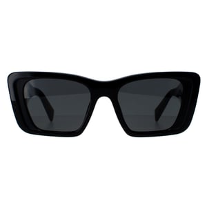 Prada Rectangle Womens Black Dark Grey PR08YS