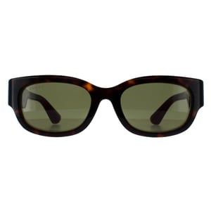 Gucci Vierkant Dames Havana met Groen en Rood Groen GG1667SK