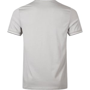 Fred Perry Twin Tipped T-Shirt In LimeStone Grey