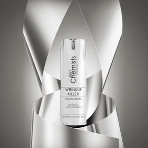 skinChemists Wrinkle Killer Facial Serum & Day Moisturiser Anti-Ageing Duo for Loss of Firmness, Fine Lines, Wrinkles