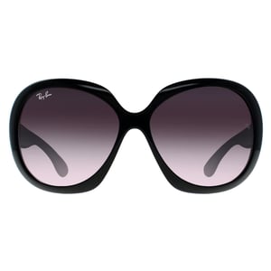 Ray-Ban Butterfly Womens Black Grey Gradient Sunglasses