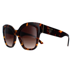 Prada Square Womens Honey Tortoise Brown Gradient PR17ZS