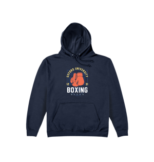 Oxford University Boxing Navy Hoodie