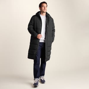 Langrick Mens Long Padded Jacket Black