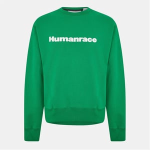 Men's adidas Originals Basics Regular Fit Crew Neck Sweatshirt in Green