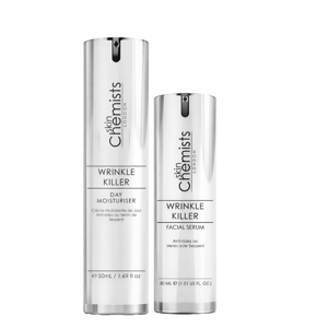 skinChemists Wrinkle Killer Facial Serum & Day Moisturiser Anti-Ageing Duo for Loss of Firmness, Fine Lines, Wrinkles