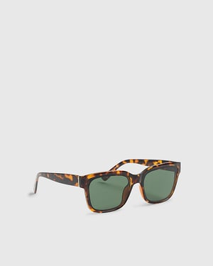 River Island Mens Wayfarer Sunglasses Brown Tortoiseshell