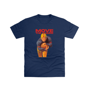 Pierce Archive Move the Chains Denim Blue T-Shirt