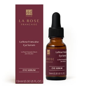 Dr. Botanicals La Rose Francaise Anti-Ageing Eye Serum 15ml for Fine Lines, Wrinkles, Puffiness