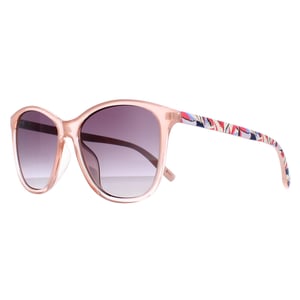 Ted Baker TB1646 Delfi 203 transparant roze grijs gradiënt zonnebril