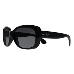 Ray-Ban Sunglasses Jackie Ohh 4101 601/T3 Shiny Black Grey Gradient Polarized