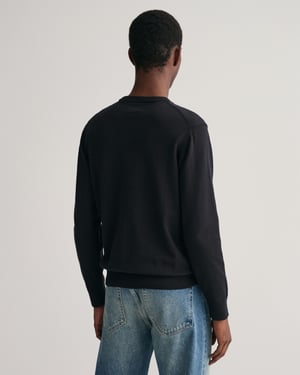 GANT Mens Classic Cotton Crew Neck Jumper