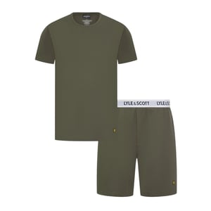 Lyle and Scott Mens Lounge Sets Shorts T-Shirt Sleepwear Half Pant Sport New Set