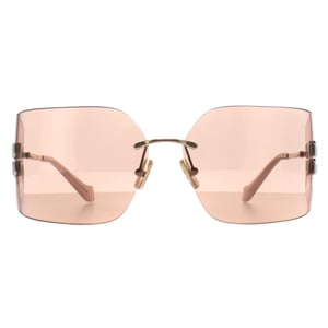Miu Miu Rimless Womens Pale Gold Pink Mirror MU54YS