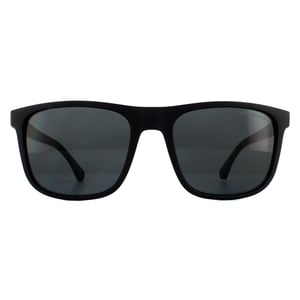 Emporio Armani Zonnebril EA4129 504287 Mat Zwart Grijs Verloop