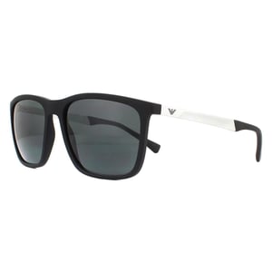 Emporio Armani Sunglasses EA4150 506387 Rubber Black Grey