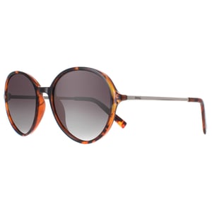 INVU Round Womens Demi Tortoise Brown Gold Grey Polarized B2135