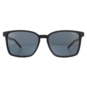 Hugo by Hugo Boss Square Mens Matte Black Grey Sunglasses
