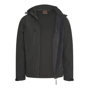 Cappuccino Italia Outdoor Jacka Softshell Hood Jacka Svart Svart