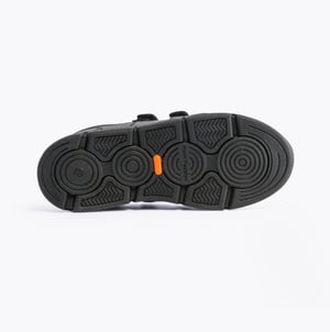 LUCAS Boys Leather School Shoes Black