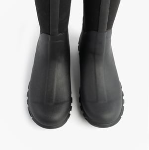 Mud Dogs RUTLAND TALL Neoprene Wellington Boots Black