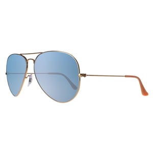 Ray-Ban Aviator Unisex Gold Gradient Light Blue Sunglasses