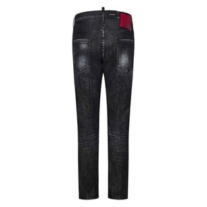 Dsquared2 Zwarte, Makkelijk Wasbare, Coole Jeans