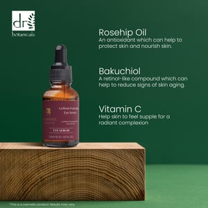 Dr. Botanicals Anti-Ageing La Rose Francaise Duo Moisturiser & Eye Serum Kit for Fine Lines, Wrinkles, Puffiness