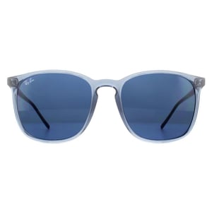 Ray-Ban Square Mens Transparent Blue Blue Gradient Sunglasses