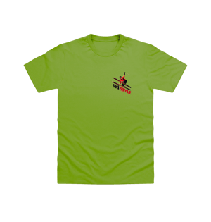 Pierce Archive Ski Style Graphic T-shirt Moss Green