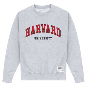 Harvard University Script Heather Grey Sweatshirt