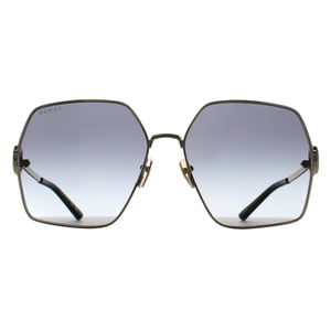 Gucci Square Womens Gold Grey Gradient GG2163S