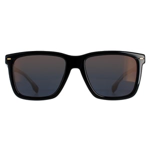 Hugo Boss Square Mens Black Brown Gold Mirrored BOSS 1317/S
