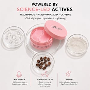 skinChemists Hydraterend anti-aging oogmasker met hyaluronzuurhydrogel (20 paar)