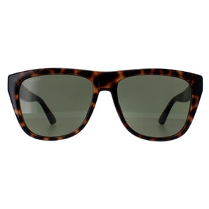 Gucci Rectangle Mens Havana Green GG1345S